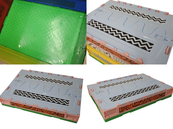 New and unused SAINT MICHAEL Saint Michael BOX/MULTI-6 Foldable storage box SM-HR8-0000-085-MULTI-6 Home goods Used 4b000710