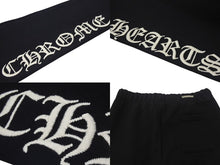 画像をギャラリービューアに読み込む, 新品未使用 CHROME HEARTS クロムハーツ Y NOT スローライドロゴ 刺繍 パンツ ブラック ボトムス シルバー金具 サイズM 中古 4b000726
