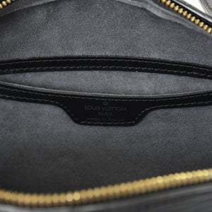 Very Good Condition LOUIS VUITTON Epi Souflo Handbag Leather Noir M52222 Epi Leather Gold Hardware Used 4a000744