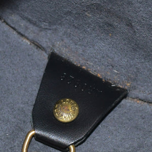 Very Good Condition LOUIS VUITTON Epi Souflo Handbag Leather Noir M52222 Epi Leather Gold Hardware Used 4a000744