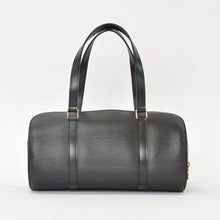 画像をギャラリービューアに読み込む, 極美品 LOUIS VUITTON ルイヴィトン エピ スフロ ハンドバッグ レザー ノワール M52222 エピレザー ゴールド金具 中古 4a000744
