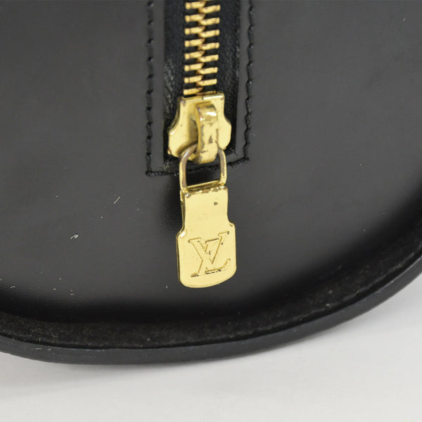 Very Good Condition LOUIS VUITTON Epi Souflo Handbag Leather Noir M52222 Epi Leather Gold Hardware Used 4a000744