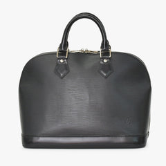 LOUIS VUITTON Alma PM Handbag M52142 Epi Leather Black Gold Hardware Good Condition Used 4a000746