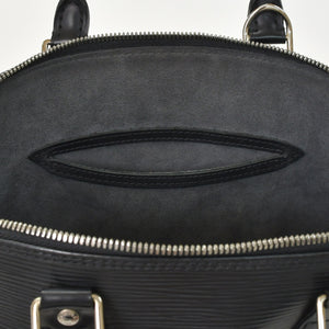 LOUIS VUITTON Alma PM Handbag M52142 Epi Leather Black Gold Hardware Good Condition Used 4a000746