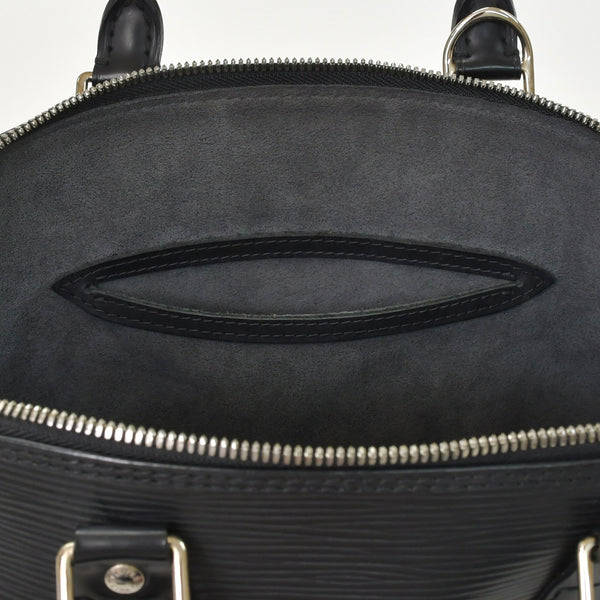 LOUIS VUITTON Alma PM Handbag M52142 Epi Leather Black Gold Hardware Good Condition Used 4a000746