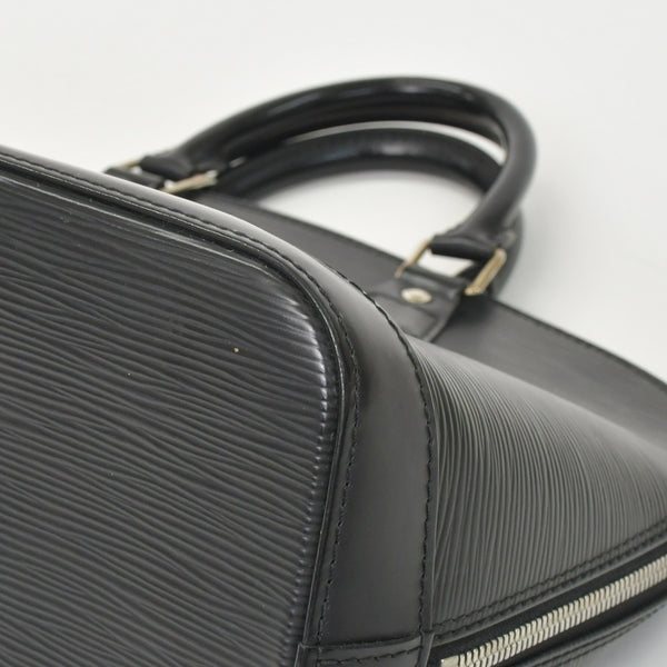 LOUIS VUITTON Alma PM Handbag M52142 Epi Leather Black Gold Hardware Good Condition Used 4a000746