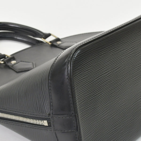 LOUIS VUITTON Alma PM Handbag M52142 Epi Leather Black Gold Hardware Good Condition Used 4a000746