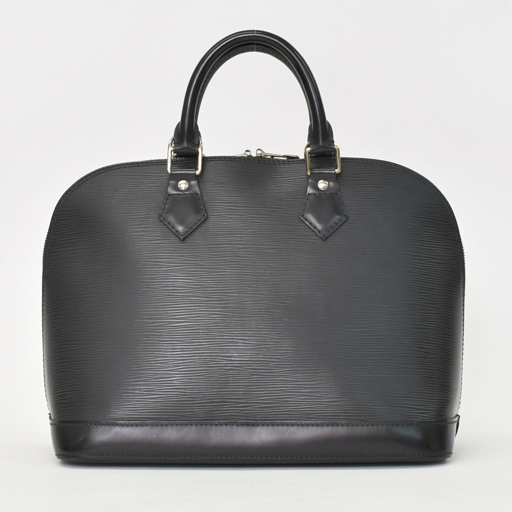 LOUIS VUITTON Alma PM Handbag M52142 Epi Leather Black Gold Hardware Good Condition Used 4a000746