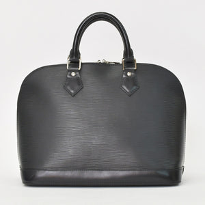 LOUIS VUITTON Alma PM Handbag M52142 Epi Leather Black Gold Hardware Good Condition Used 4a000746