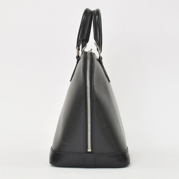 LOUIS VUITTON Alma PM Handbag M52142 Epi Leather Black Gold Hardware Good Condition Used 4a000746