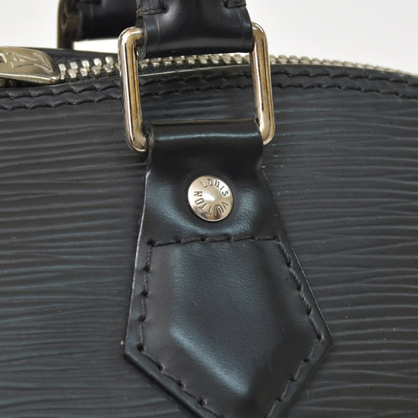LOUIS VUITTON Alma PM Handbag M52142 Epi Leather Black Gold Hardware Good Condition Used 4a000746
