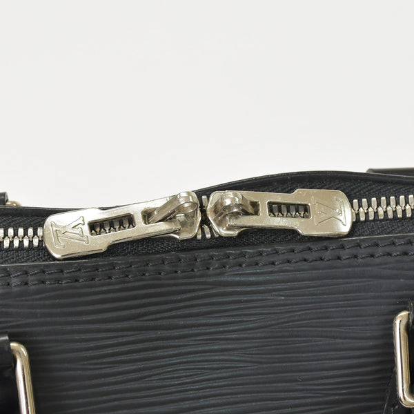 LOUIS VUITTON Alma PM Handbag M52142 Epi Leather Black Gold Hardware Good Condition Used 4a000746