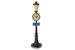 JAEGER-LECOULTRE ジャガー ルクルト アンティーク 置時計 RUE DE LA PAIX 街灯 ブラック ゴールド 美品 中古 4b000777