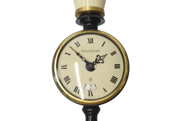 JAEGER-LECOULTRE ジャガー ルクルト アンティーク 置時計 RUE DE LA PAIX 街灯 ブラック ゴールド 美品 中古 4b000777