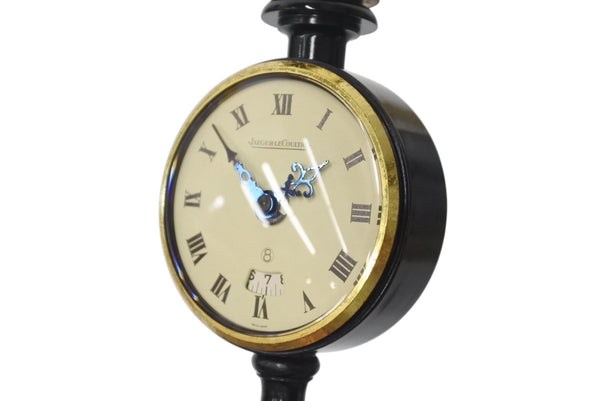 JAEGER-LECOULTRE ジャガー ルクルト アンティーク 置時計 RUE DE LA PAIX 街灯 ブラック ゴールド 美品 中古 4b000777