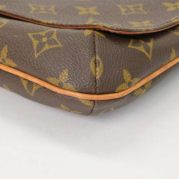 Very good condition LOUIS VUITTON Musette Tango shoulder bag M51257 Monogram Brown Used 4a000784