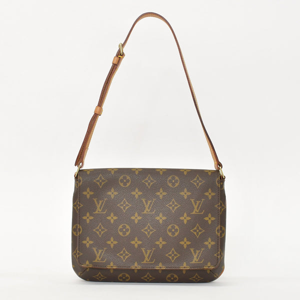 Very good condition LOUIS VUITTON Musette Tango shoulder bag M51257 Monogram Brown Used 4a000784