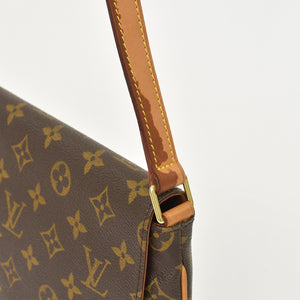Very good condition LOUIS VUITTON Musette Tango shoulder bag M51257 Monogram Brown Used 4a000784