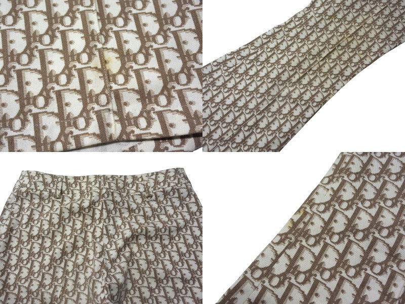 Christian Dior　ディオール　トロッター　パンツ Christian Dior クリスチャンディオール トロッター フレアパンツ