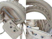 画像をギャラリービューアに読み込む, 極美品 BALENCIAGA バレンシアガ ショルダーバッグ NEO CAGOLE XS ネオカゴール XS 700940 ベージュ シルバー金具 中古 4b000819