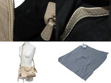 画像をギャラリービューアに読み込む, 極美品 BALENCIAGA バレンシアガ ショルダーバッグ NEO CAGOLE XS ネオカゴール XS 700940 ベージュ シルバー金具 中古 4b000819