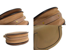 Load image into Gallery viewer, Chloe クロエ ナイル スモール 2WAY ハンドバッグ ベージュ系 カーフ 3S1301 ゴールド金具 ブレスレットバッグ ショルダー 美品 中古 4b000825