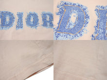 画像をギャラリービューアに読み込む, ChristianDior クリスチャンディオール 半袖Tシャツ 3P16155024 サイズ36 デニムロゴ プリント ピンク 美品 中古 4b000831