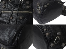 画像をギャラリービューアに読み込む, 極美品 BALENCIAGA バレンシアガ ルカゴールXS ハンドバッグ ショルダーバッグ 2WAY 702432 レザー ブラック 中古 4b000835