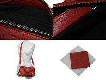 画像をギャラリービューアに読み込む, BALENCIAGA バレンシアガ ミニ シティ ハンドバッグ ショルダーバッグ 2WAY 390160 レザー レッド 美品 中古 4b000839