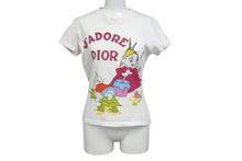 画像をギャラリービューアに読み込む, Christian Dior クリスチャンディオール 02SS SUMMER HOLIDAY 半袖Tシャツ 2A12155029 サイズ38 ガリアーノ期 ホワイト 美品 中古 4b000850