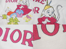 画像をギャラリービューアに読み込む, Christian Dior クリスチャンディオール 02SS SUMMER HOLIDAY 半袖Tシャツ 2A12155029 サイズ38 ガリアーノ期 ホワイト 美品 中古 4b000850