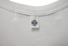 画像をギャラリービューアに読み込む, 新品未使用 CHROME HEARTS クロムハーツ グンゼ タンクトップ ノースリーブ リブ 無地 コットン ホワイト サイズL 中古 4b000864