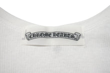 画像をギャラリービューアに読み込む, 新品未使用 CHROME HEARTS クロムハーツ グンゼ タンクトップ ノースリーブ リブ 無地 コットン ホワイト サイズL 中古 4b000864