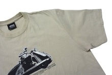 画像をギャラリービューアに読み込む, STUSSY ステューシー Skull Scooter スカルスクーター 半袖Tシャツ 22SS サイズM サンドベージュ プリント 美品 中古 4b000889