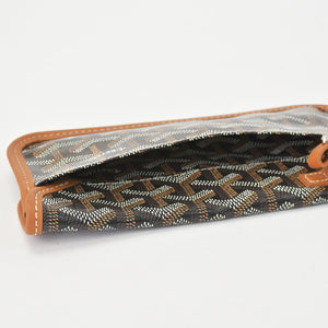 新品未使用 GOYARD ゴヤール サンルイPM バッグ トートバッグ STLOUIPMLTY01CL01P ブラウン PVC レザー 中古 4a000896