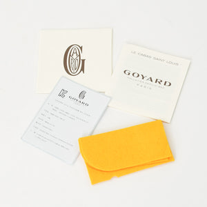 新品未使用 GOYARD ゴヤール サンルイPM バッグ トートバッグ STLOUIPMLTY01CL01P ブラウン PVC レザー 中古 4a000896