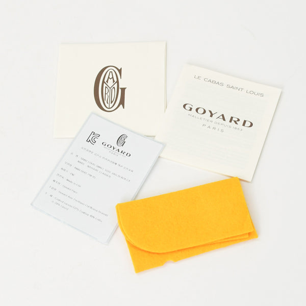 新品未使用 GOYARD ゴヤール サンルイPM バッグ トートバッグ STLOUIPMLTY01CL01P ブラウン PVC レザー 中古 4a000896