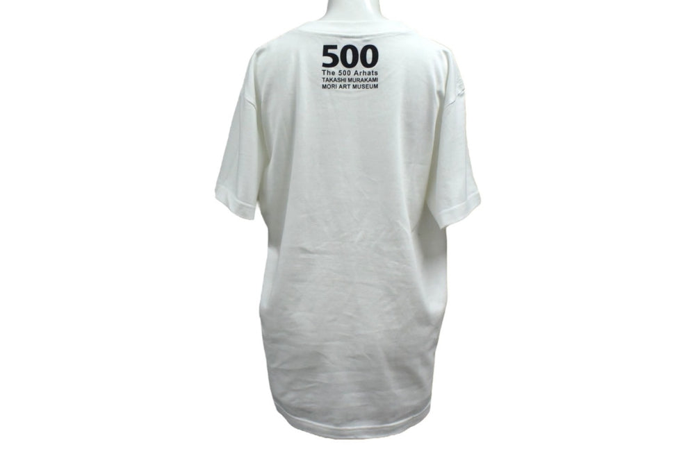 TAKASHI MURAKAMI Takashi Murakami Multi-Arhat Short Sleeve T-shirt White The 500 Arhats MORI ART MUSEUM Mori Art Museum Cotton Size M Good Condition Used 4b000903