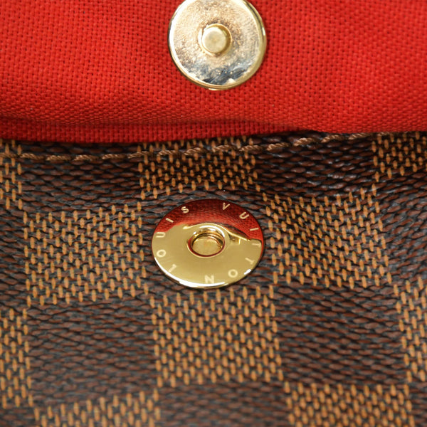 極美品 LOUIS VUITTON ルイヴィトン ブルームズベリPM ショルダーバッグ ダミエ ブラウン ゴールド金具 中古 4a000925