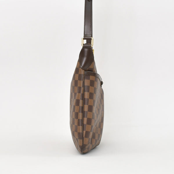 極美品 LOUIS VUITTON ルイヴィトン ブルームズベリPM ショルダーバッグ ダミエ ブラウン ゴールド金具 中古 4a000925