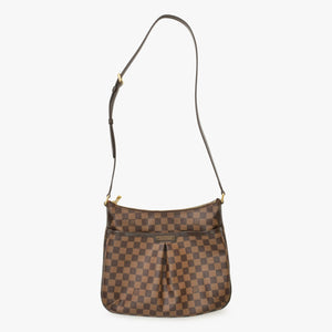 極美品 LOUIS VUITTON ルイヴィトン ブルームズベリPM ショルダーバッグ ダミエ ブラウン ゴールド金具 中古 4a000925
