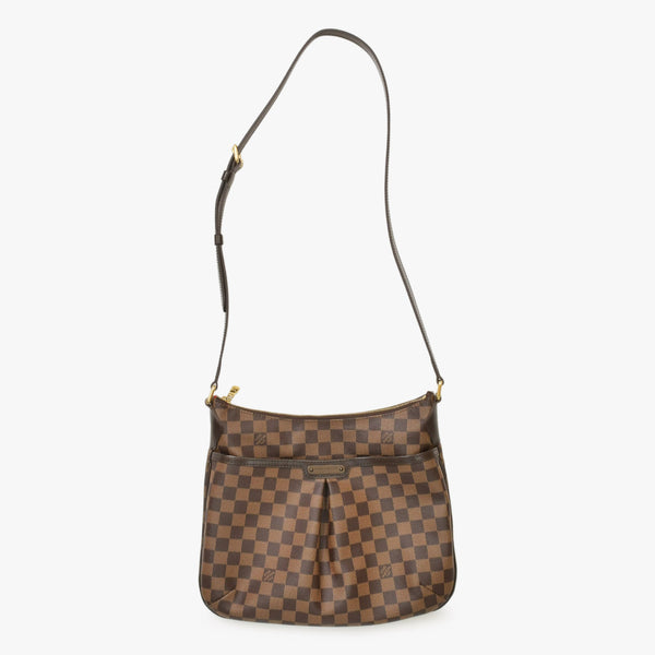 極美品 LOUIS VUITTON ルイヴィトン ブルームズベリPM ショルダーバッグ ダミエ ブラウン ゴールド金具 中古 4a000925
