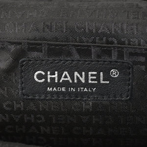 CHANEL Plastic Chain One Shoulder Bag No. 10 Coco Mark Goat Fur Leather Plastic Black Good Condition Used 4a000927