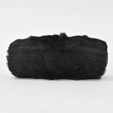 画像をギャラリービューアに読み込む, CHANEL シャネル プラチェーンワンショルダーバッグ 10番台 ココマーク ゴートファー レザー プラスチック ブラック 美品 中古 4a000927