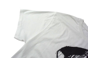 LOEWE Short sleeve T-shirt H6299520CR Size M 19FW Drawing motif print White Black Cotton Good condition Used 4b000939