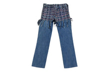 Load image into Gallery viewer, CHANEL シャネル デニムパンツ ジーンズ P33103V23647 サイズ36 ランウェイコレクション ツイード ブルー マルチカラー 美品 中古 4b000948