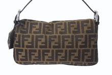 Load image into Gallery viewer, 極美品 FENDI フェンディ マンマバケット ワンショルダーバッグ i37726 24099 ズッカ柄 ブラウン シルバー金具 中古 4b000956