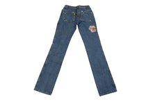 画像をギャラリービューアに読み込む, 新品未使用 Christian Dior クリスチャンディオール デニムパンツ 5P12044166 サイズ36 ガリアーノ期 フラワー ラインストーン 中古 4b000961