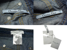 画像をギャラリービューアに読み込む, 新品未使用 Christian Dior クリスチャンディオール デニムパンツ 5P12044166 サイズ36 ガリアーノ期 フラワー ラインストーン 中古 4b000961