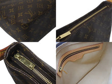 Load image into Gallery viewer, 極美品 LOUIS VUITTON ルイヴィトン ルーピングMM ハンドバッグ M51146 モノグラム ゴールド金具 ブラウン 中古 4b000975